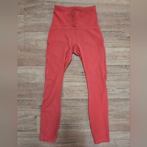 Lululemon Athletica Coral Leggings